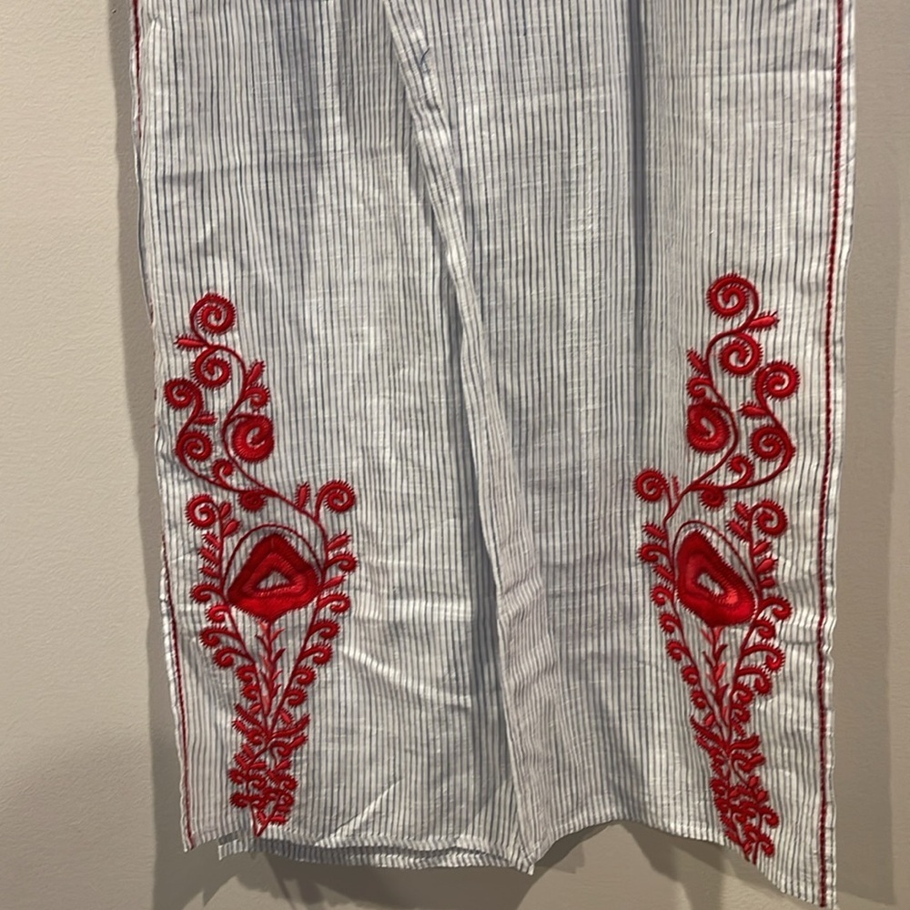 Z&L l cover up striped embroidered bottom - Picture 5 of 8